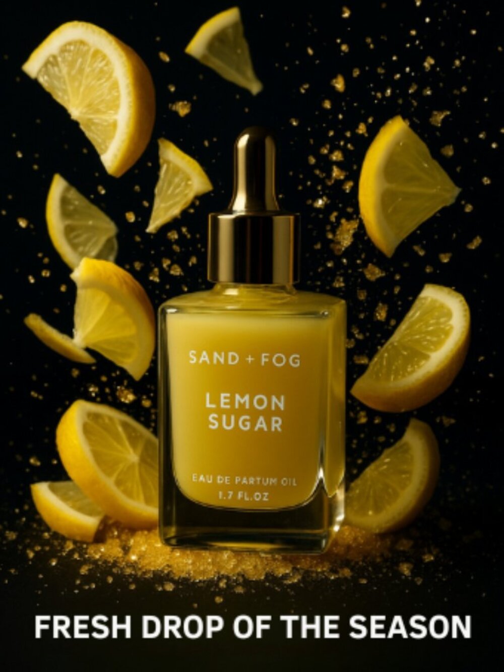 Sand + Fog Lemon Sugar Parfum Oil, The Fresh Drop Of The Season